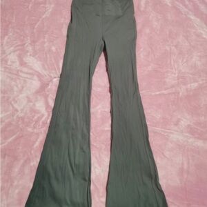 Elegant Gray Women's Flared Pants